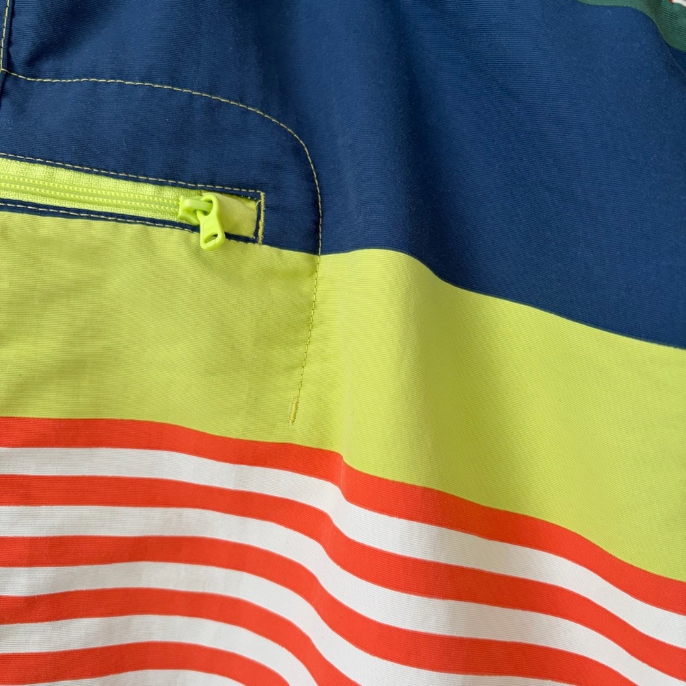Patagonia Men's Sz 38 Multicolor Board Shorts Swimsuit Drawstring Zipper Pocket - Picture 6 of 8